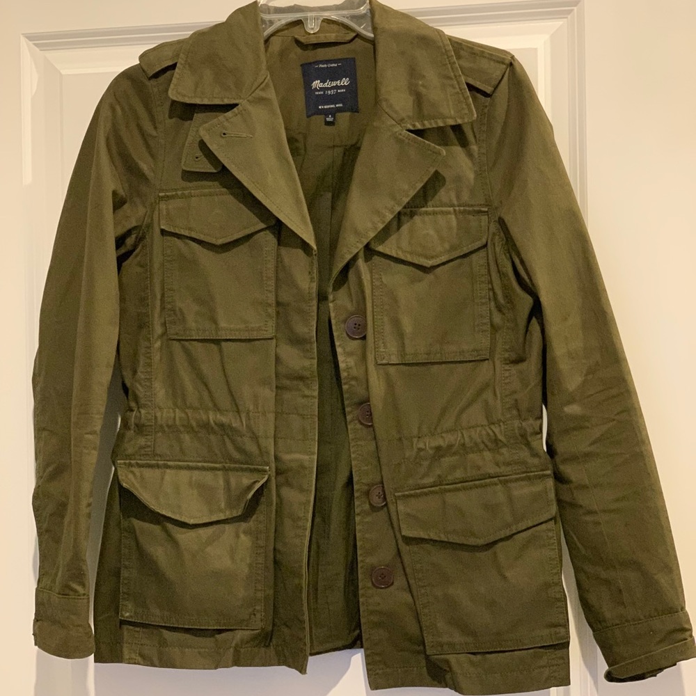 MADEWELL olive green utility jacket